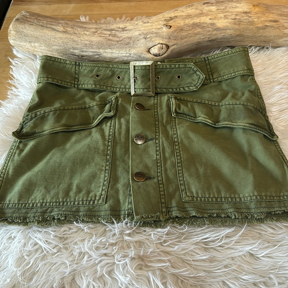 Free People cargo skirt - Picture 1 of 6
